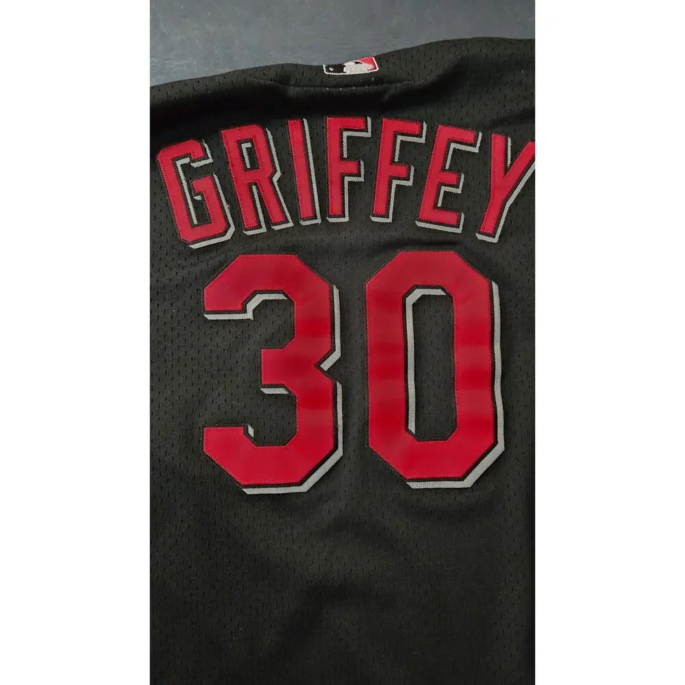 Mitchell And Ness MLB Cincinnati Reds Ken Griffey Jr. #30 Jersey Men's Size M
